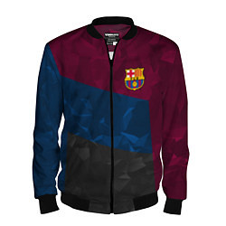 Мужской бомбер FC Barcelona: Dark polygons