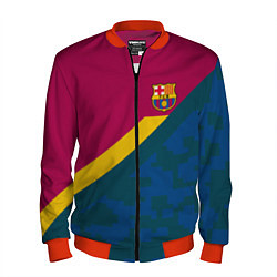 Бомбер мужской Barcelona FC: Sport Camo 2018, цвет: 3D-красный