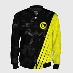 Бомбер мужской FC Borussia Dortmund: Abstract, цвет: 3D-черный