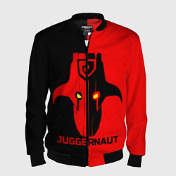 Бомбер мужской Juggernaut Blood, цвет: 3D-черный