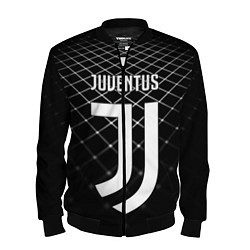 Бомбер мужской FC Juventus: Black Lines, цвет: 3D-черный