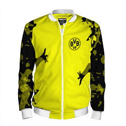 Бомбер мужской FC Borussia Dortmund: Yellow Original, цвет: 3D-белый