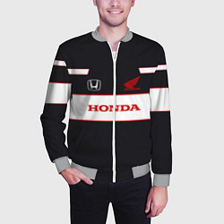 Бомбер мужской Honda Sport, цвет: 3D-меланж — фото 2