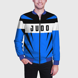 Бомбер мужской Judo Fighter, цвет: 3D-синий — фото 2
