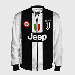 Бомбер мужской Роналду Ювентус, цвет: 3D-черный