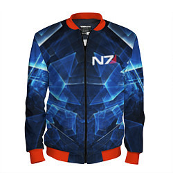 Бомбер мужской Mass Effect: Blue Armor N7, цвет: 3D-красный