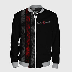 Бомбер мужской God of War: Black Style, цвет: 3D-меланж