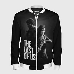 Бомбер мужской The Last of Us: Black Style, цвет: 3D-белый
