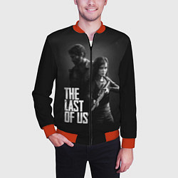 Бомбер мужской The Last of Us: Black Style, цвет: 3D-красный — фото 2