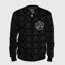Бомбер мужской Linkin Park: Black Carbon, цвет: 3D-черный