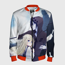 Бомбер мужской Ангел кровопролития, цвет: 3D-красный