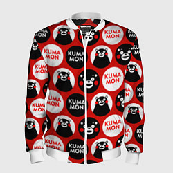 Мужской бомбер Kumamon Pattern