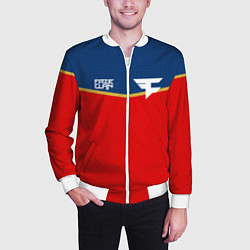 Бомбер мужской FaZe Clan: Uniform, цвет: 3D-белый — фото 2