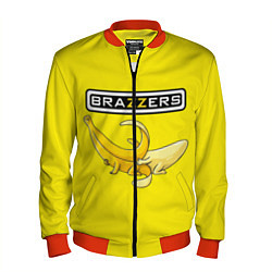 Бомбер мужской Brazzers: Yellow Banana, цвет: 3D-красный