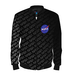 Бомбер мужской NASA: Dark Space, цвет: 3D-черный