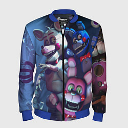 Бомбер мужской Five Nights at Freddys, цвет: 3D-синий