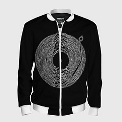Бомбер мужской Joy Division, цвет: 3D-белый