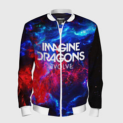 Бомбер мужской IMAGINE DRAGONS, цвет: 3D-белый