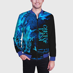 Бомбер мужской Сектор Газа, цвет: 3D-синий — фото 2