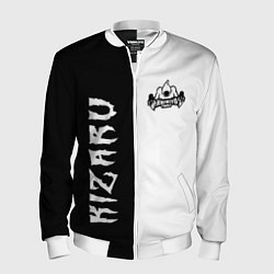 Бомбер мужской KIZARU, цвет: 3D-белый