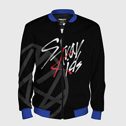 Бомбер мужской Stray Kids, цвет: 3D-синий
