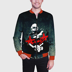 Бомбер мужской Алиса, цвет: 3D-красный — фото 2