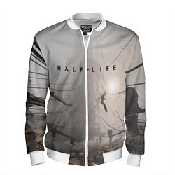 Бомбер мужской HALF-LIFE, цвет: 3D-белый