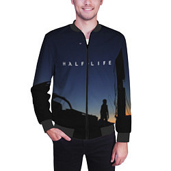 Бомбер мужской HALF-LIFE, цвет: 3D-черный — фото 2