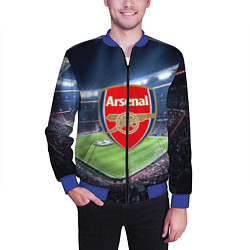 Бомбер мужской FC Arsenal, цвет: 3D-синий — фото 2