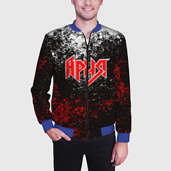 Бомбер мужской АРИЯ, цвет: 3D-синий — фото 2