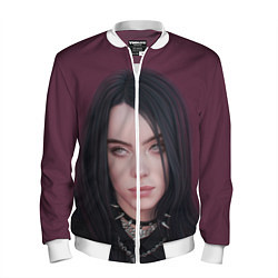 Бомбер мужской BILLIE EILISH, цвет: 3D-белый