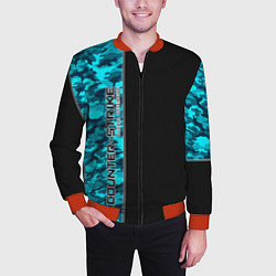 Бомбер мужской Counter Strike, цвет: 3D-красный — фото 2