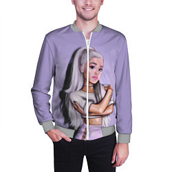 Бомбер мужской Ariana Grande Ариана Гранде, цвет: 3D-меланж — фото 2