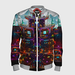 Бомбер мужской Terraria, цвет: 3D-меланж