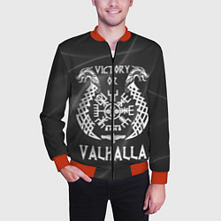 Бомбер мужской Valhalla, цвет: 3D-красный — фото 2
