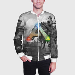 Бомбер мужской Ark Survival Evolved, цвет: 3D-белый — фото 2