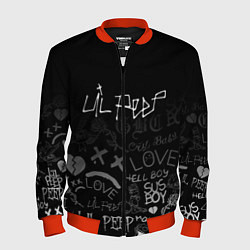 Бомбер мужской LIL PEEP, цвет: 3D-красный