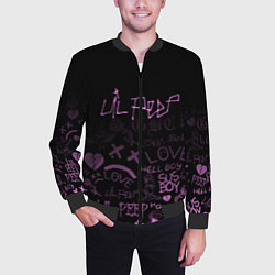 Бомбер мужской LIL PEEP, цвет: 3D-черный — фото 2