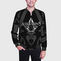 Бомбер мужской Assassin’s Creed, цвет: 3D-черный — фото 2