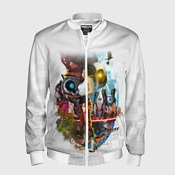 Бомбер мужской PORTAL, цвет: 3D-белый