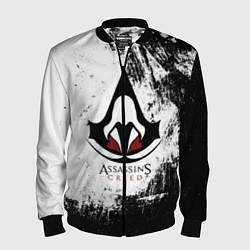Бомбер мужской Assasin's creed, цвет: 3D-черный