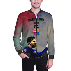 Бомбер мужской Messi, цвет: 3D-черный — фото 2