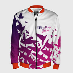 Бомбер мужской Three Days Grace, цвет: 3D-красный