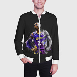Бомбер мужской Kobe Bryant, цвет: 3D-белый — фото 2