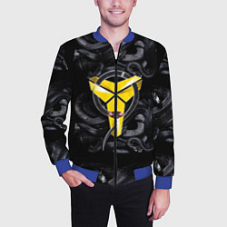 Бомбер мужской Los Angeles LakersKobe Bryan, цвет: 3D-синий — фото 2