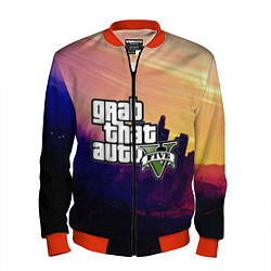 Бомбер мужской GTA 5, цвет: 3D-красный