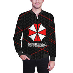 Бомбер мужской UMBRELLA CORP, цвет: 3D-черный — фото 2