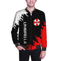 Бомбер мужской UMBRELLA CORP, цвет: 3D-черный — фото 2
