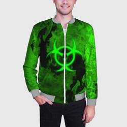 Бомбер мужской BIOHAZARD, цвет: 3D-меланж — фото 2