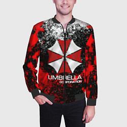 Бомбер мужской UMBRELLA CORP, цвет: 3D-черный — фото 2